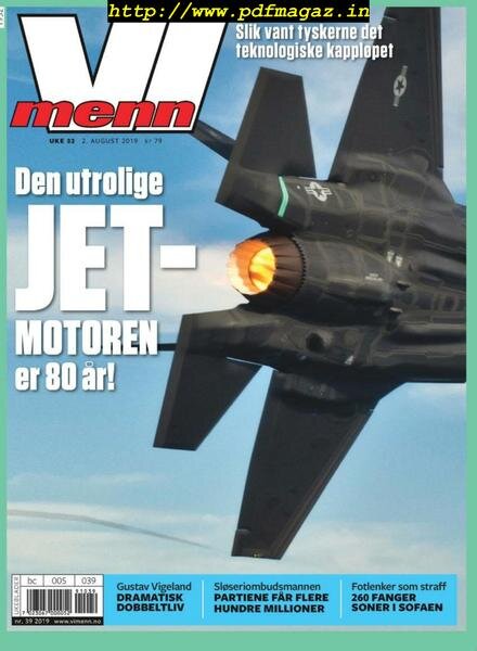 Vi Menn – 06 august 2019 Cover