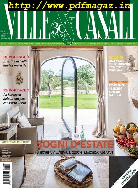 Ville & Casali – luglio 2019 Cover