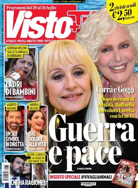 Visto Tv – 16 luglio 2019 Cover