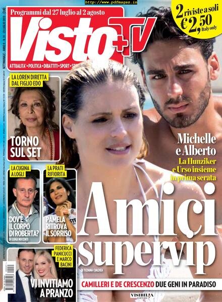 Visto Tv – 23 luglio 2019 Cover