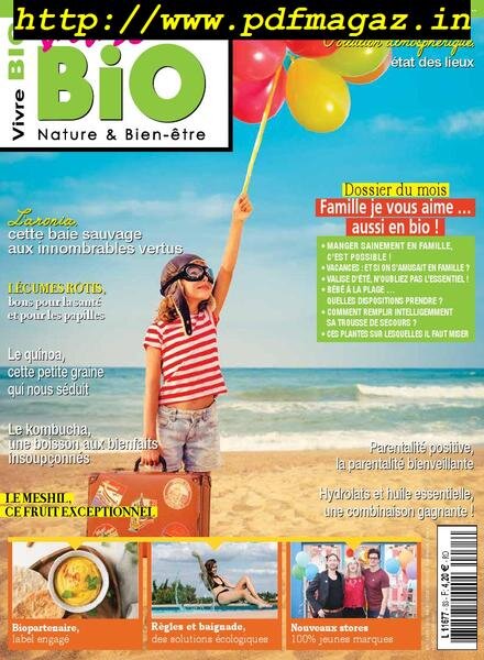 Vivre Bio – 25 juillet 2019 Cover