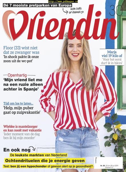 Vriendin – 24 juli 2019 Cover