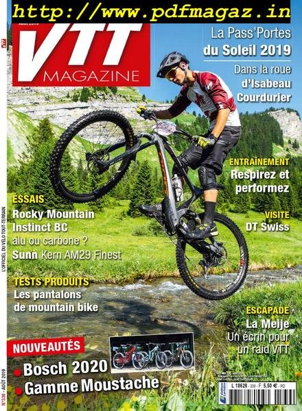 VTT Magazine – aout 2019 Cover