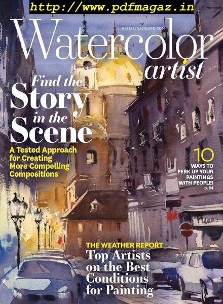 Watercolor Artist – October 2019 Cover
