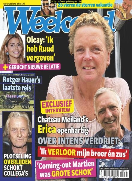 Weekend Netherlands – 31 juli 2019 Cover