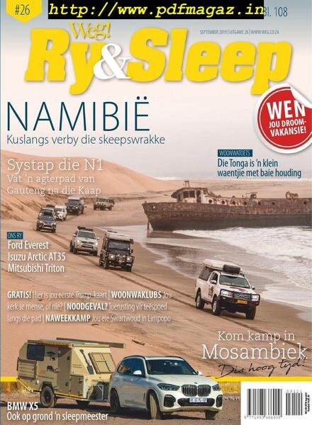 Weg! Ry & Sleep – September 2019 Cover