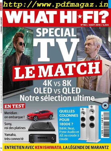 What Hi-Fi France – aout 2019 Cover