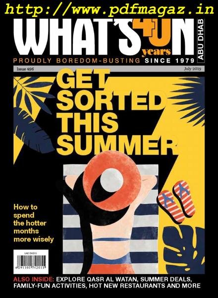 What’s On Abu Dhabi – July 2019 Cover