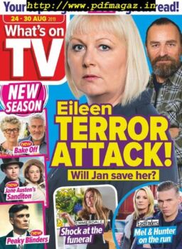 What’s on TV – 24 August 2019