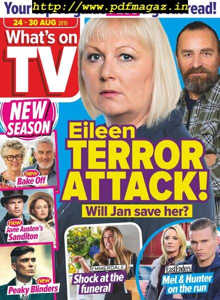 What’s on TV – 24 August 2019 Cover