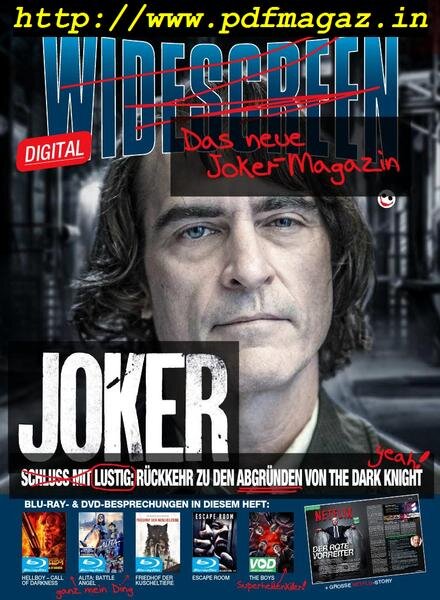Widescreen – August 2019 Cover