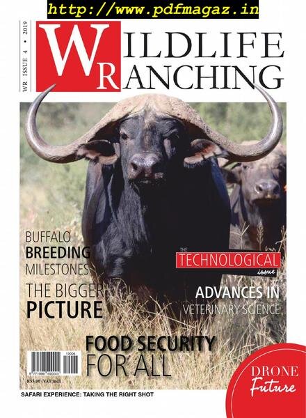 Wildlife Ranching Magazine – August 2019 Cover