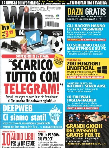 Win Magazine – Agosto 2019 Cover