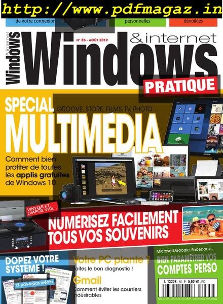 Windows & Internet Pratique – aout 2019 Cover