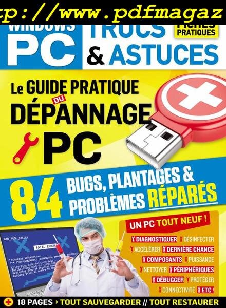 Windows PC Trucs et Astuces – aout 2019 Cover