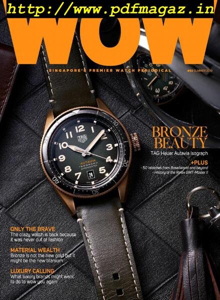 WOW Singapore – July 2019 Cover