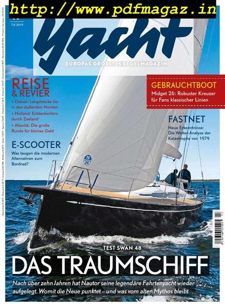 Yacht Germany – 7 August 2019 Cover