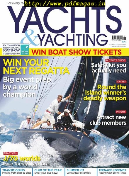 Yachts & Yachting – September 2019 Cover