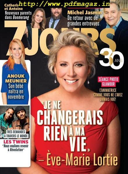 7 Jours – 20 septembre 2019 Cover
