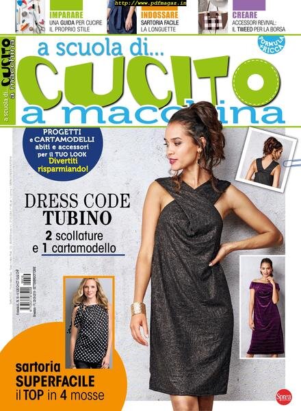 A Scuola di Cucito a Macchina – settembre 2019 Cover