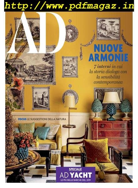 AD Architectural Digest Italia – Settembre 2019 Cover