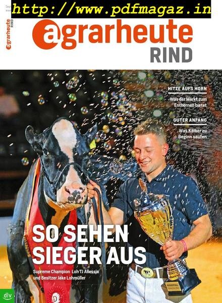 Agrarheute – August 2019 Cover