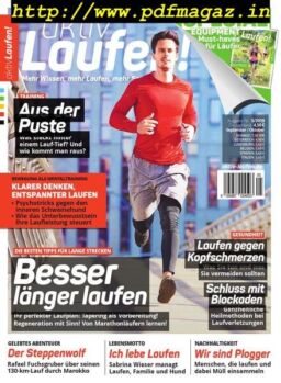 Aktiv Laufen – September-Oktober 2019