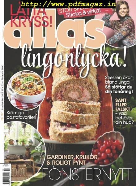 Allas – 05 september 2019 Cover
