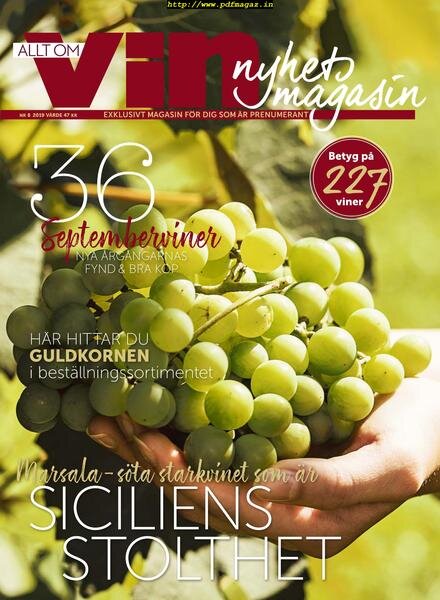 Allt om vin – 30 augusti 2019 Cover