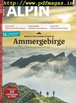 Alpin – Oktober 2019