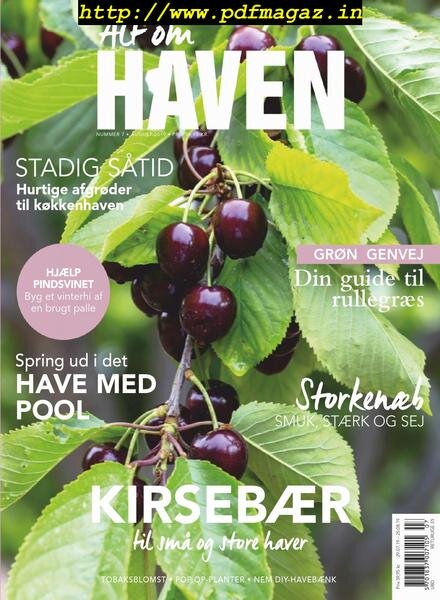 Alt om haven – august 2019 Cover