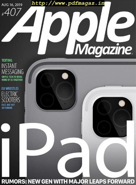 AppleMagazine – August 16, 2019 Cover