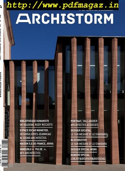Archistorm – septembre 2019 Cover