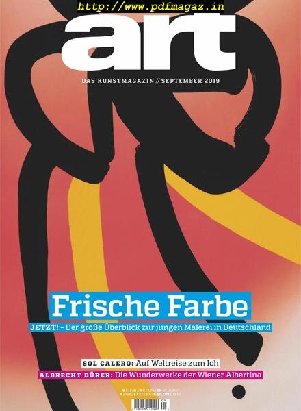 Art Magazin – September 2019 Cover