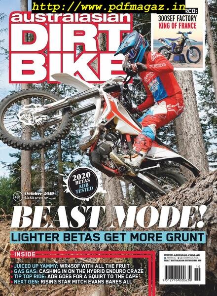 Australasian Dirt Bike – October 2019 Cover
