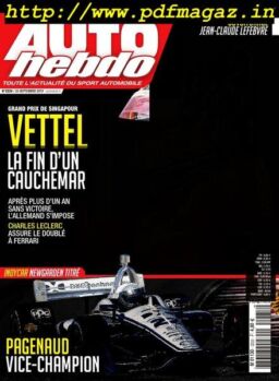 Auto Hebdo – 24 septembre 2019