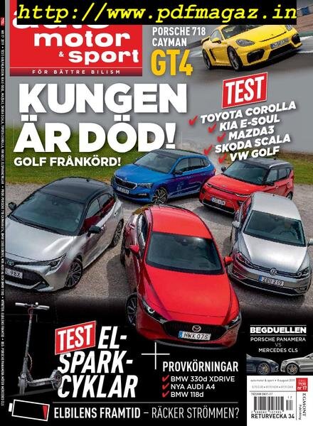 Auto Motor & Sport Sverige – 08 augusti 2019 Cover