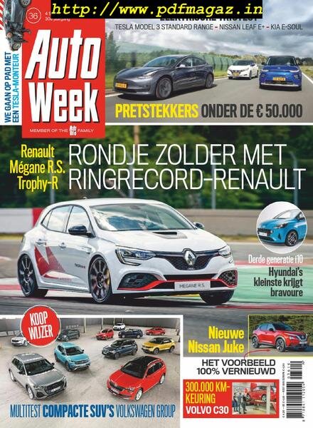 AutoWeek Netherlands – 04 september 2019 Cover