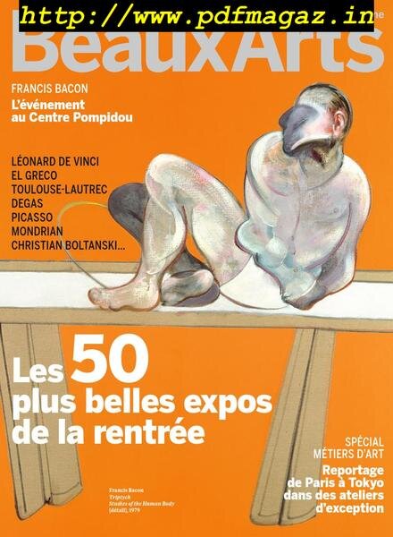 Beaux Arts – septembre 2019 Cover