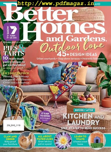 Better Homes and Gardens Australia – November 2019 Cover
