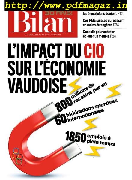 Bilan – 4 Septembre 2019 Cover