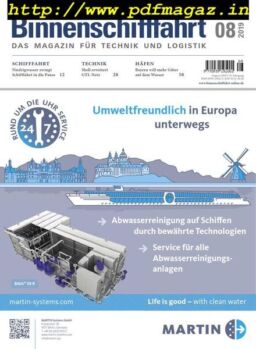 Binnenschifffahrt – August 2019