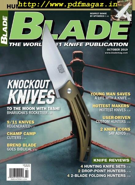 Blade – October 2019 Cover