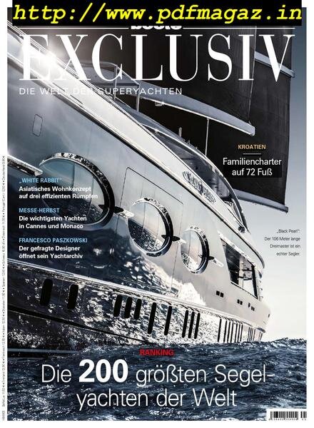 Boote Exclusiv – September 2019 Cover