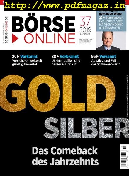 BOrse Online – 12. September 2019 Cover