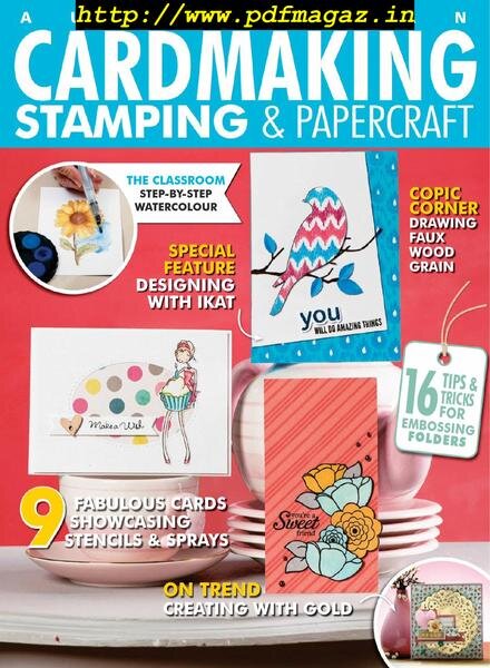 Cardmaking Stamping & Papercraft – August 2019 Cover