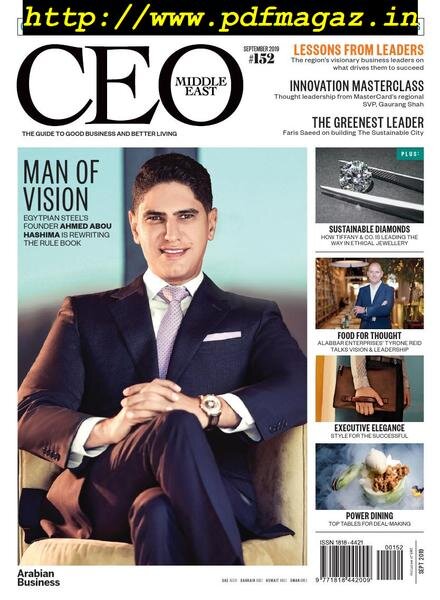 CEO Middle East – September 2019 Cover