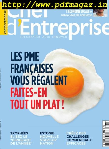 Chef d’Entreprise – septembre 2019 Cover