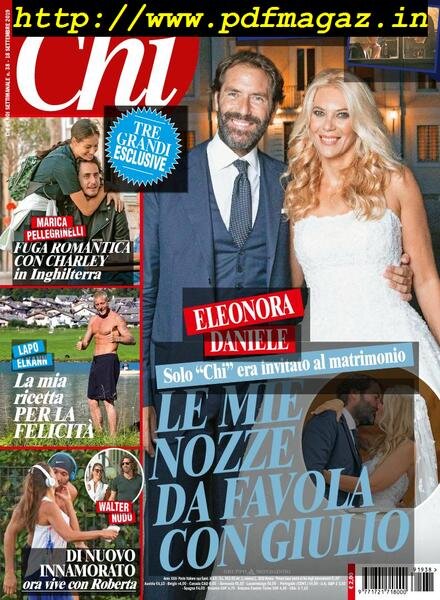 Chi – 18 settembre 2019 Cover