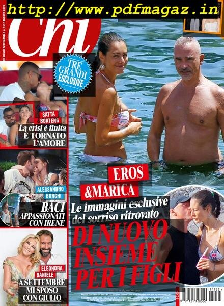 Chi – 7 Agosto 2019 Cover